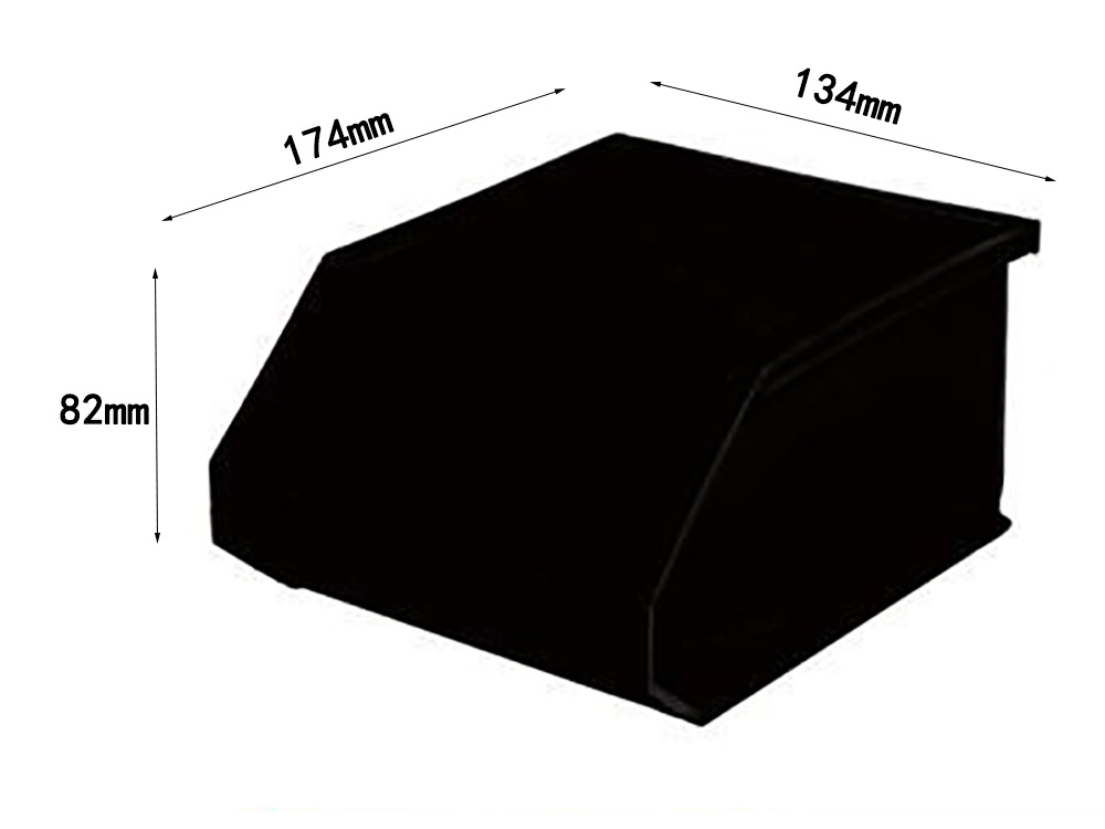 ESD storage bins for electronics manufacturing