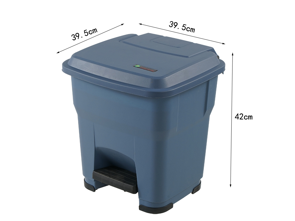 stackable commercial plastic trash bin for kitchen and hotel use