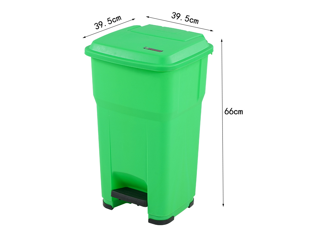 stackable commercial plastic trash bin for kitchen and hotel use
