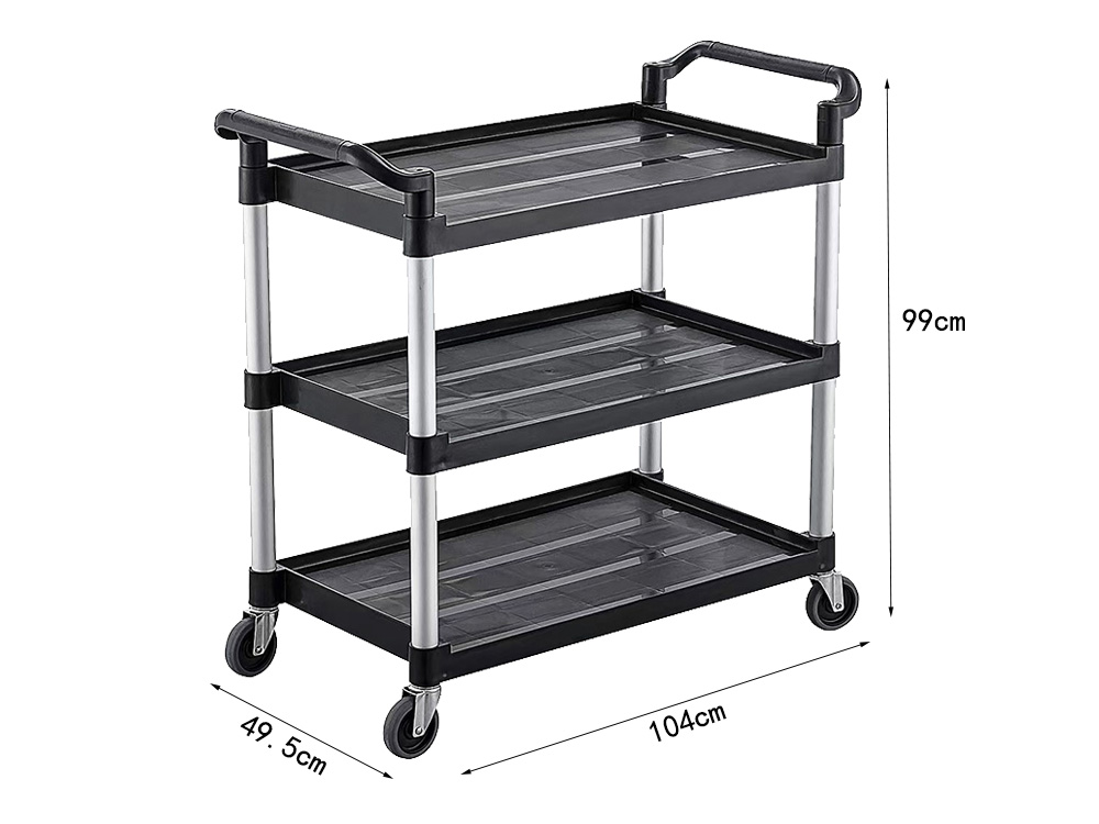 Interpolation-thickened Stable Structure Dining Cart for Restaurants