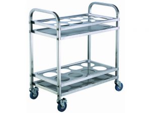 2-Tier Stainless Steel Water Kettle Cart LSY-8209 Series