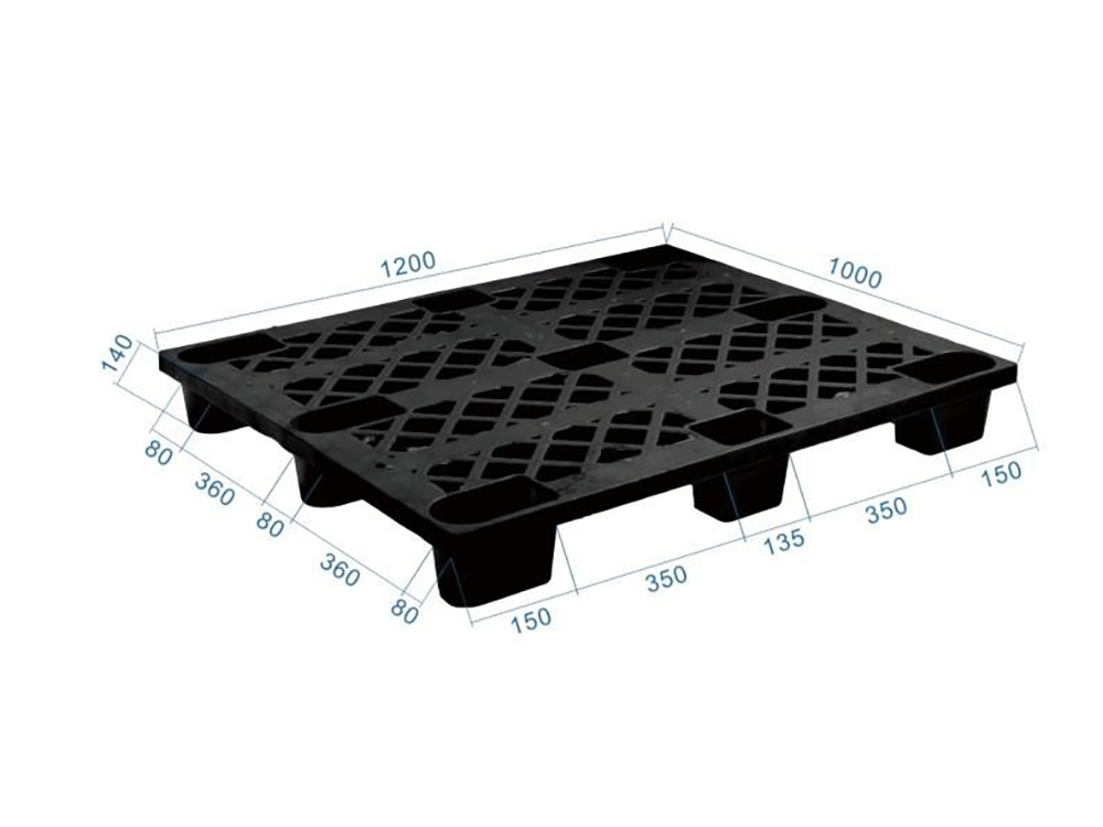 Premium 9-Leg ESD Plastic Pallets for Electronics & Semiconductor Logistics