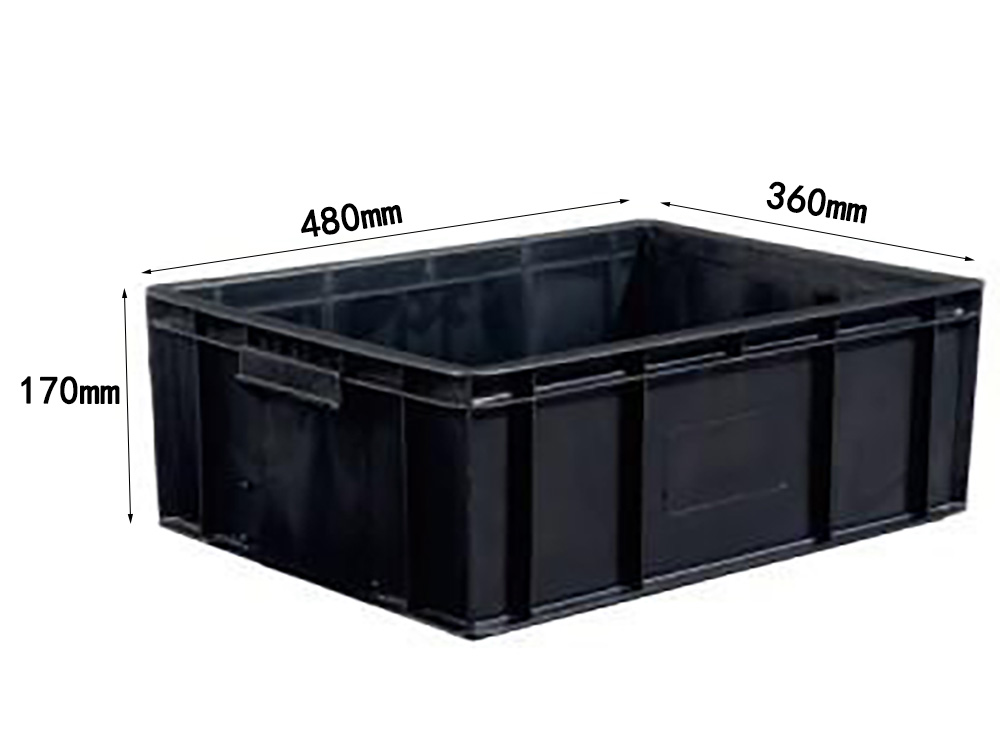 Divided ESD storage box with secure latching